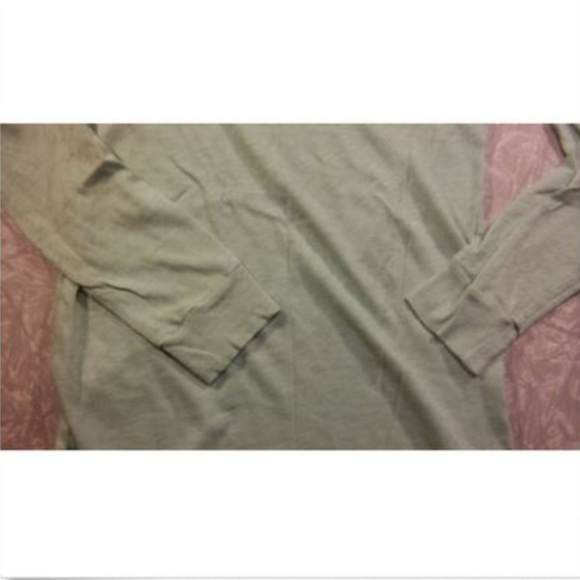 J Crew ~ Sea/Mint Green Layered Scoop Neck 3/4 Slv - Picture 3 of 6